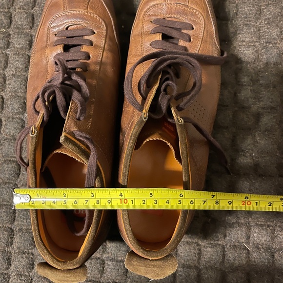 Men's Hugo Boss Saturn Brown Leather Sneakers Trainers Size US 11 EU 44 - Picture 4 of 14